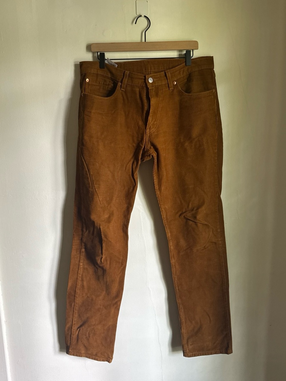 Levi's Men's Corduroy Pants in Rust